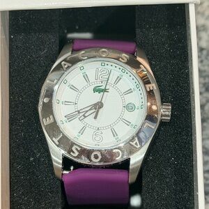 Lacoste 2000507 NEW Women's Watch Quartz Movement Analog Display  Stainless